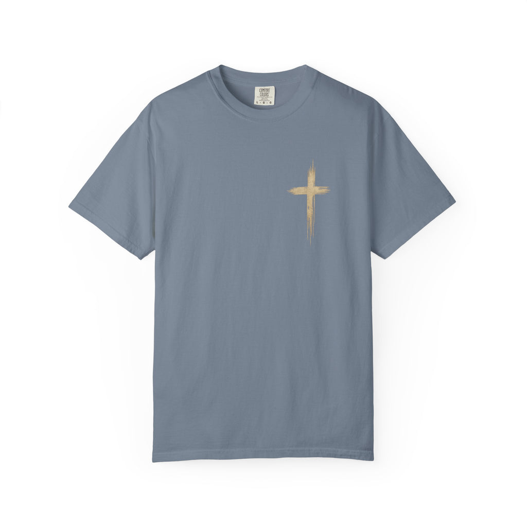 Men’s Faith Over Fear T‑Shirt — Christian Cross Psalm 118:6 Inspirational Tee