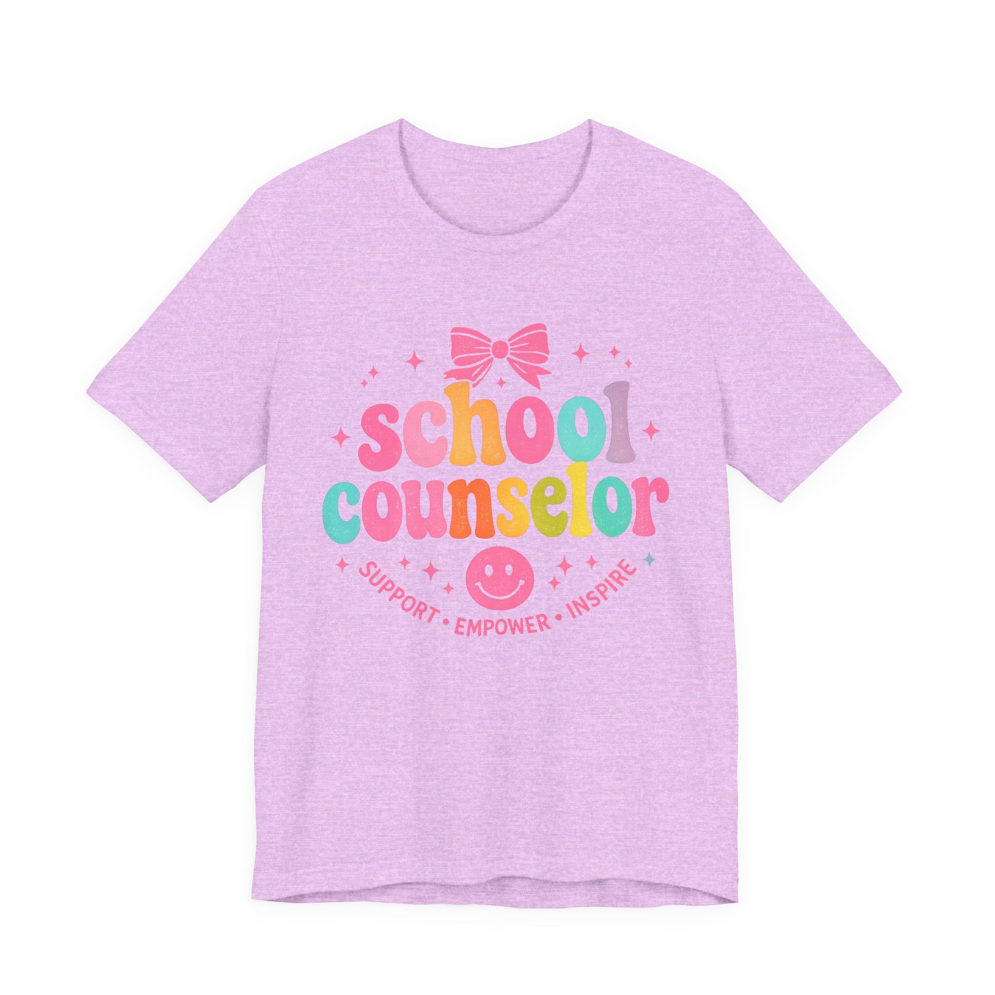 School Counselor T-Shirt — Support • Empower • Inspire