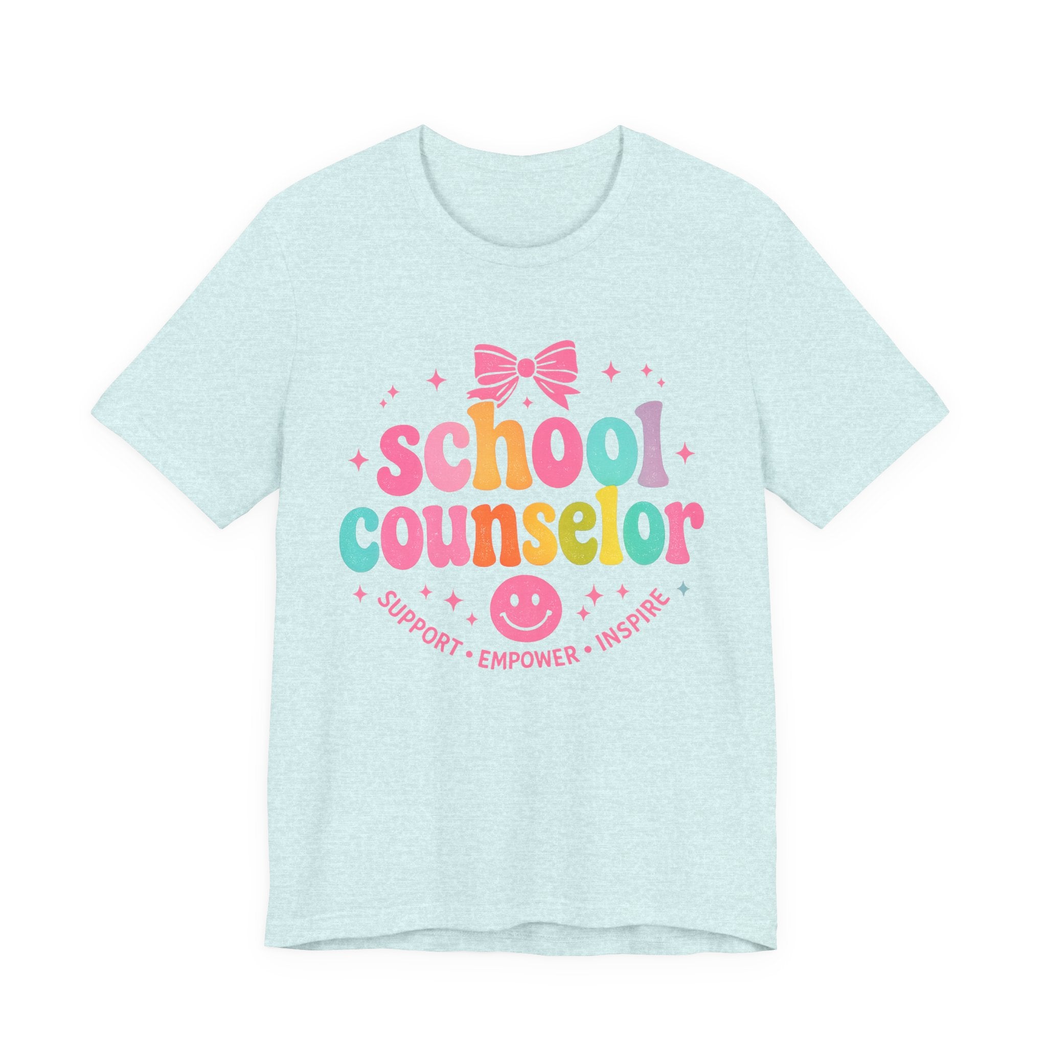 School Counselor T-Shirt — Support • Empower • Inspire