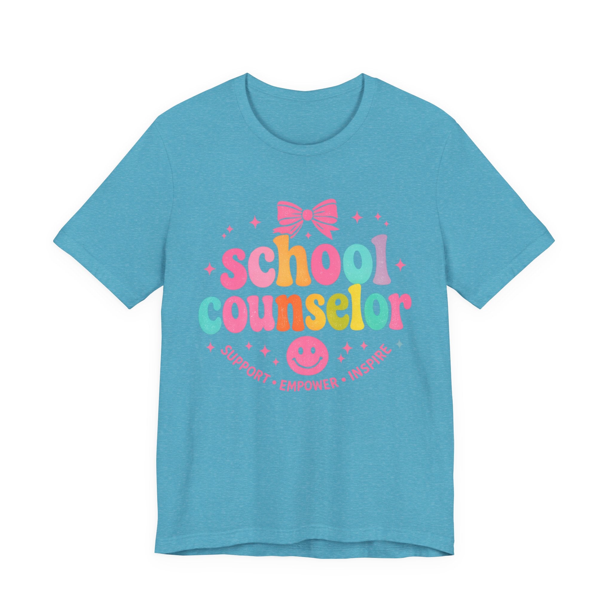 School Counselor T-Shirt — Support • Empower • Inspire