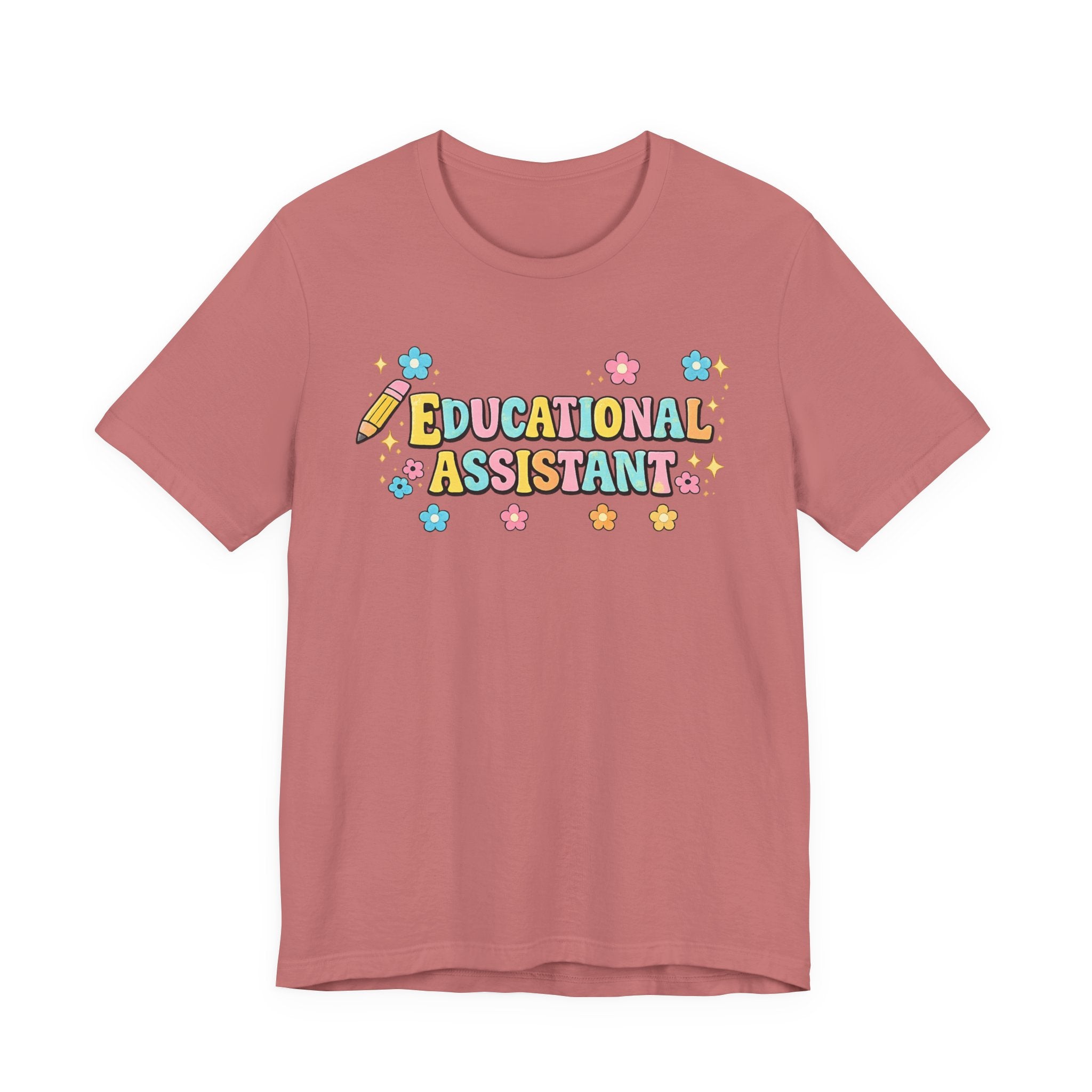 Educational Assistant T-Shirt — Cute School Staff Tee for Teacher Aides