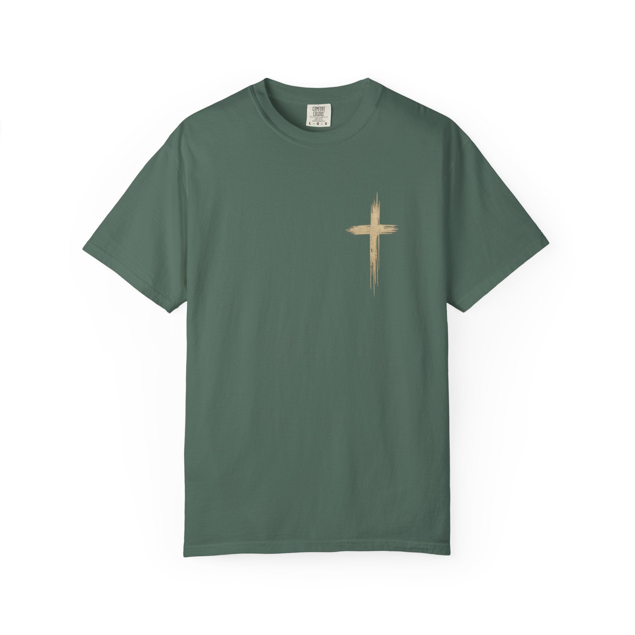 Faith Over Fear T‑Shirt — Christian Cross Psalm 118:6 Inspirational Tee